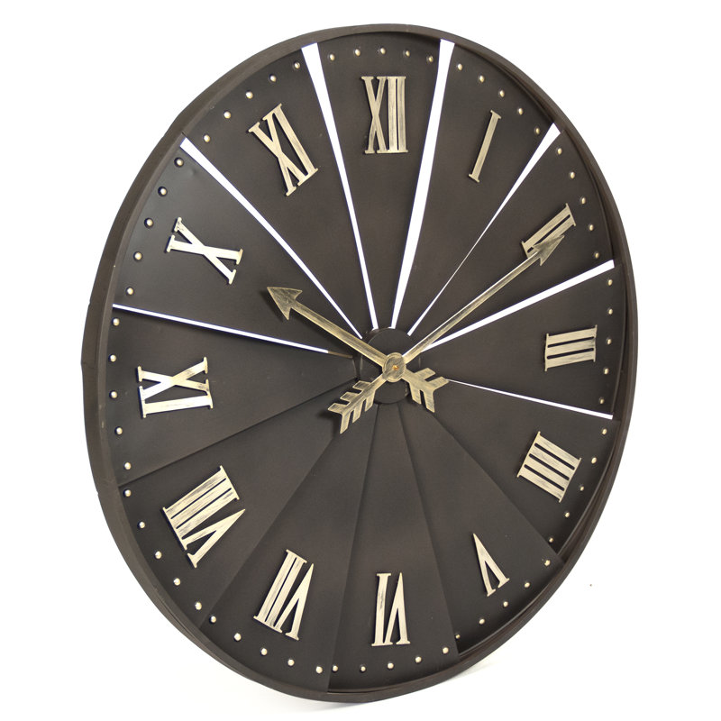 Très grande horloge murale 36 po