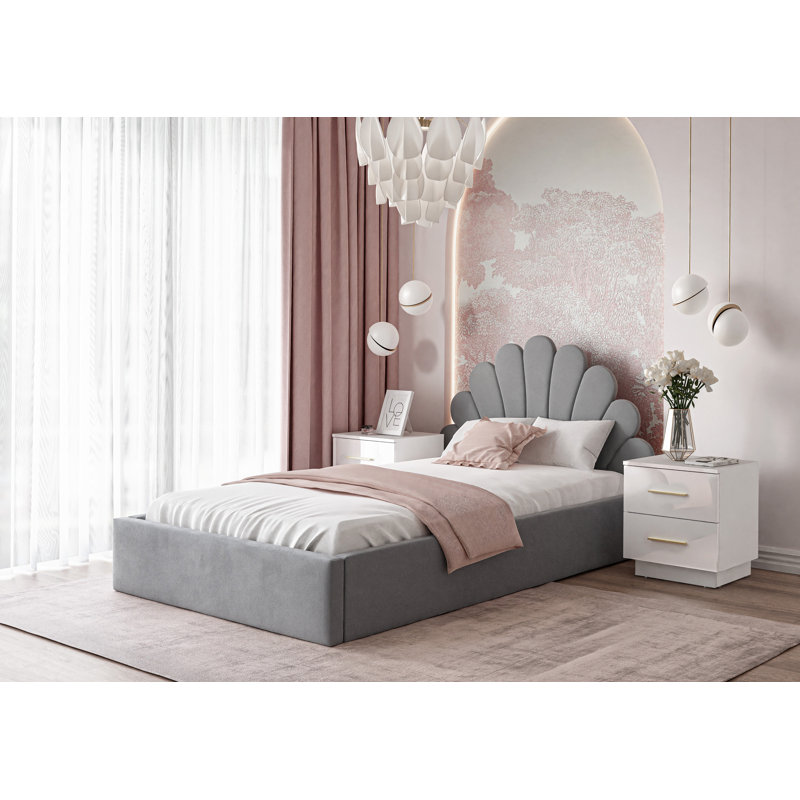 Andrae Upholstered Ottoman Storage Bed, 120 x 200cm