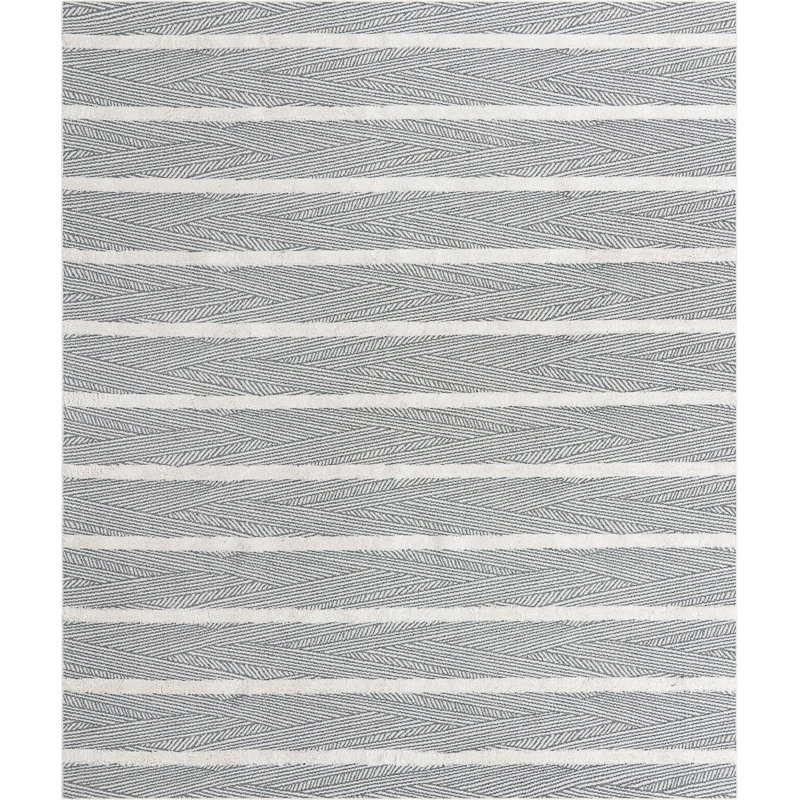 Eiryn Cotton Abstract Indoor Rug, Rectangle 9'10" x 12'