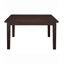 Ensemble de salle à manger contemporain 9 pièces avec table carrée en bois massif et 8 chaises rembourrées Cosmopolitan / Eastwood-121460309