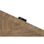Table de chevet rustique classique en chêne massif, 1 pièce, avec 2 tiroirs, glissières à roulement à billes, plateau doublé de feutre, idéale pour la décoration de chambre. Meubles en bois de couleur A et C, tiroir confortable.