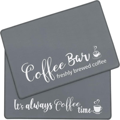 Large Coffee Mats 2-Pack 16X24 Inch