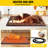 Tucker Murphy Pet™ Outdoor Dog House, Winter Weatherproof Anti-Chewing Dog Kennel, Iron-319863274-305446445