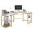 Violetrose L-Shaped Metal Base Computer Desk-15723199