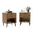 3-piece Bedroom Set With 6-drawer Dresser & Two Nightstand
