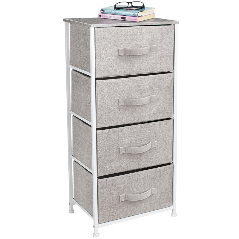 Commode 4 tiroirs Gastineau, Gris