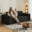 Canapé 78,8 po 3 pièces, tissu velours côtelé, sièges profonds, canapé causeuse confortable, sans assemblage, 1 pièce-565688570