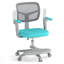 Chaise de bureau pour enfants avec hauteur réglable, accoudoirs et repose-pieds vert-672340571