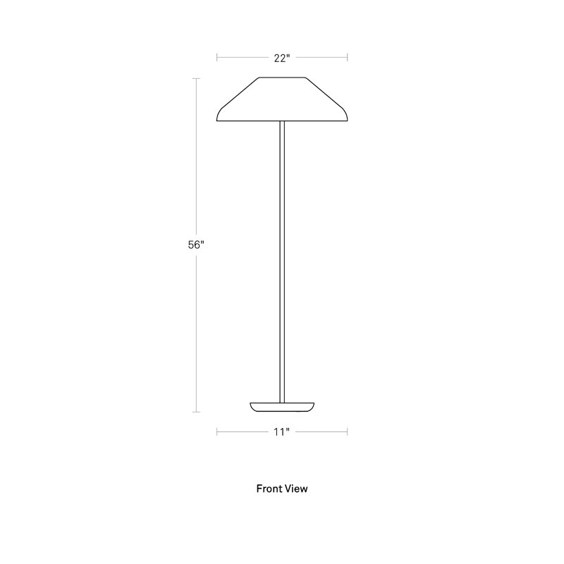 Beau 56'' Traditional Floor Lamp, Navy Green, Navy Green/White Carrara Marble