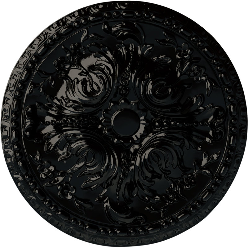 Amelia Ceiling Medallion, Black Pearl