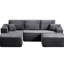 Upholstered 68.83 " Fabric Sectional