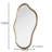 Irregular Natural Wood Wall Mirror