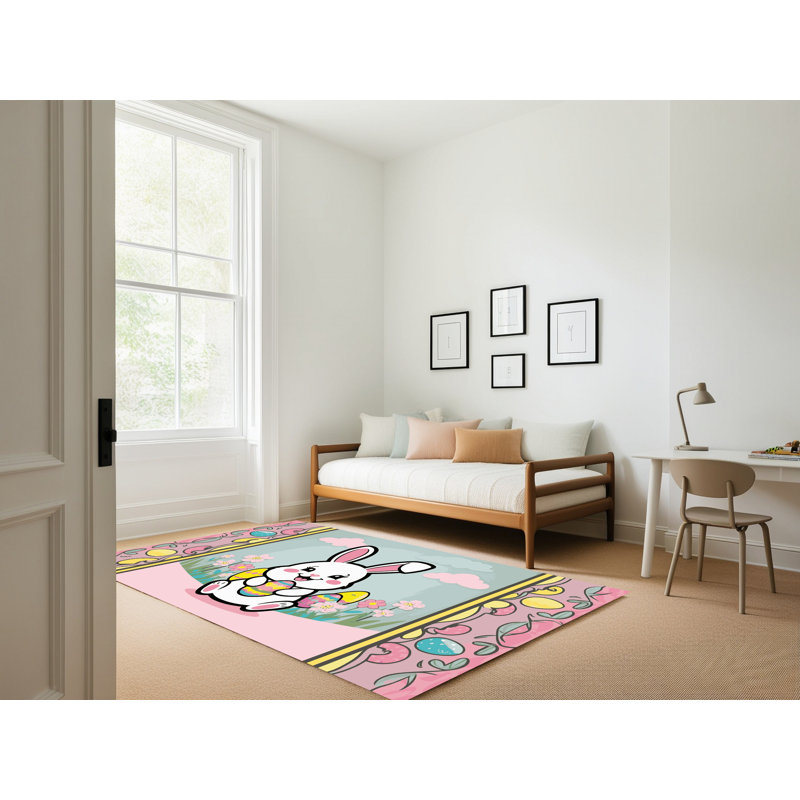 Tapis de vacances de Pâques The Holiday Aisle®, Rectangle 7 pi x 9 pi