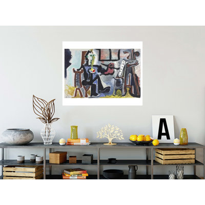 Le peintre dans son atelier de Pablo Picasso - Estampe numérique
