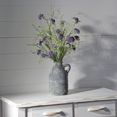 23" Plastic Wild Allium Bush