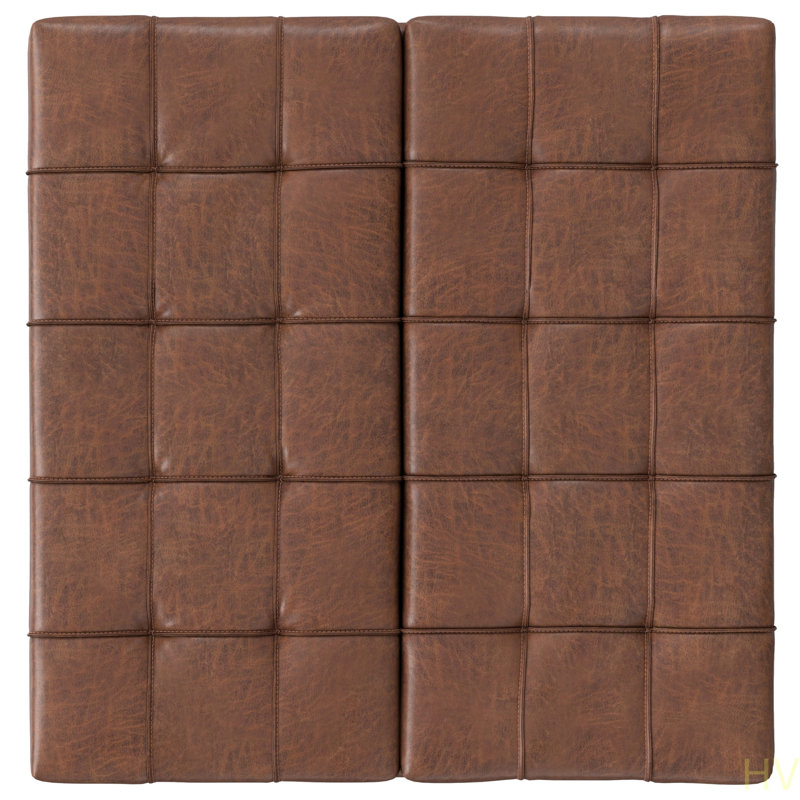 Laura Lift Top Storage Ottoman, Brown