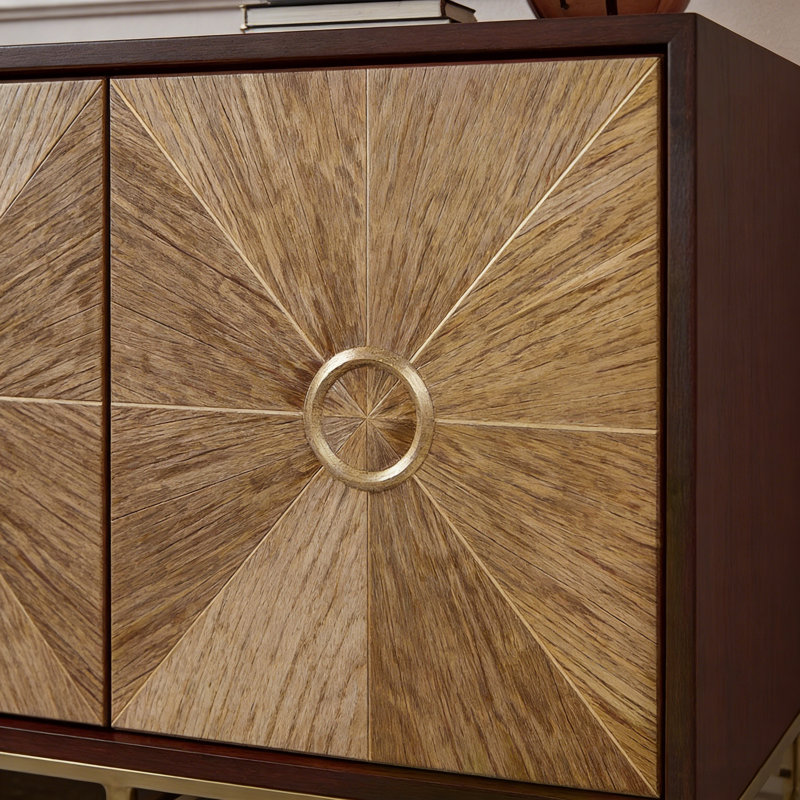 Buffet haut de gamme rétro, H 31,89 po x l 70,87 po x P 18,9 po