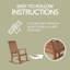 Chaise berçante d'extérieur en teck huilé Nordic Teak - Alivio-1798000861