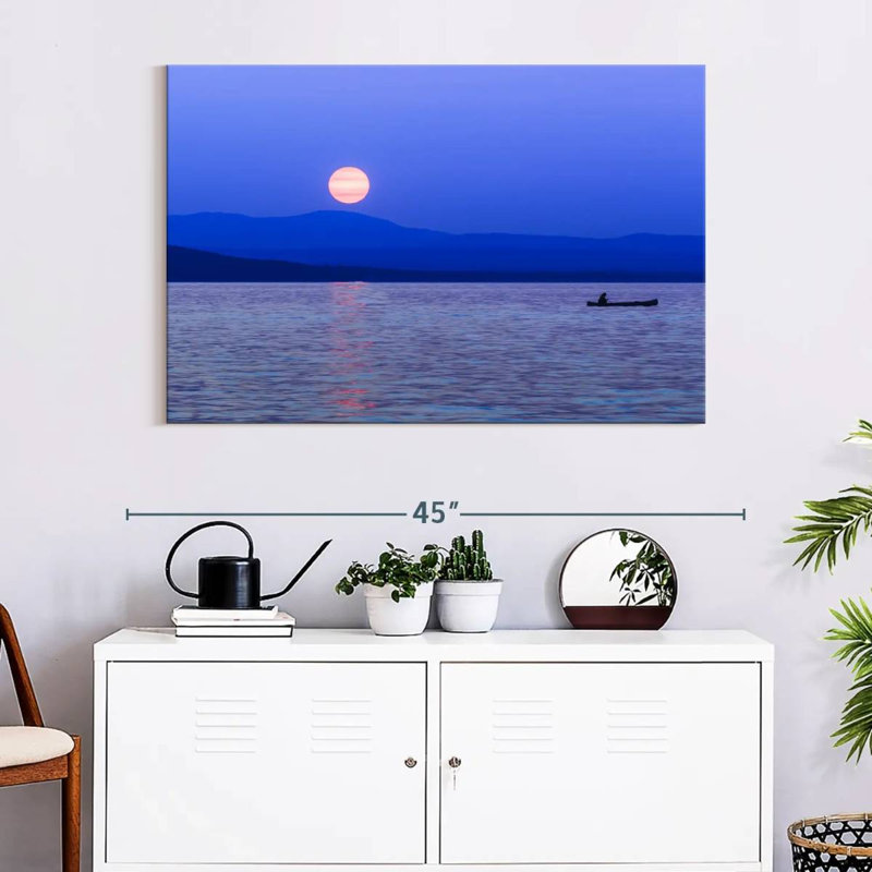 Alvord Lake Champlain Blue Hour, 26" H x 39" W
