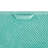 6-Piece 100% Cotton Quick Dry Diagonal Ribbed 6Pcs Washcloths Set, Turquoise