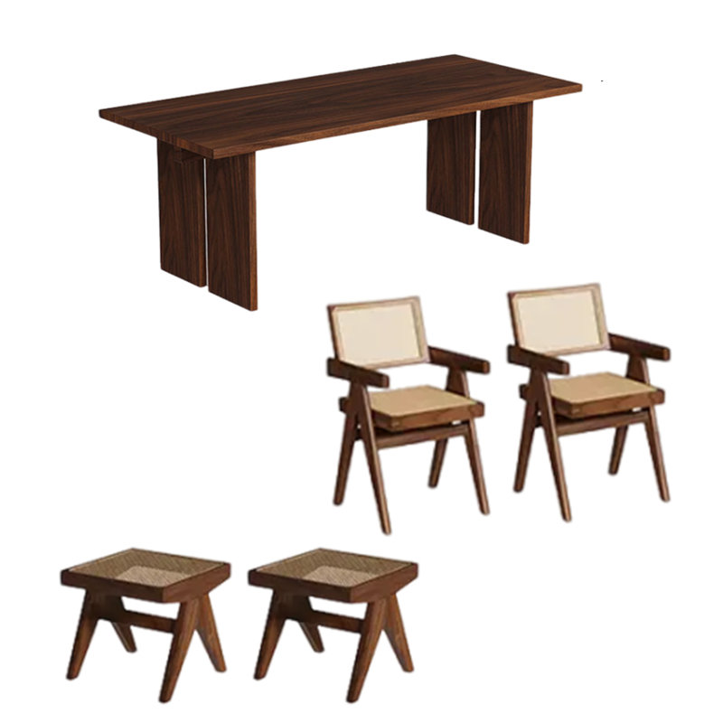 Ensemble de salle à manger rectangulaire Nodell, H 29,52 po x L 62,99 po x l 31,49 po