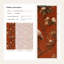 Papier peint floral oiseau