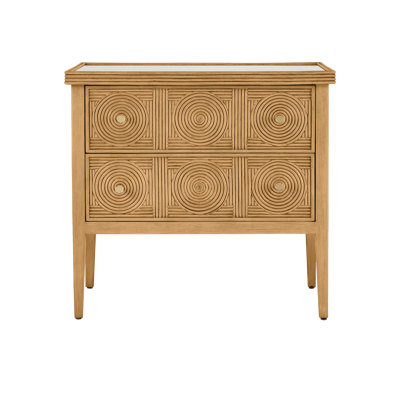 Santos Glass Accent Chest