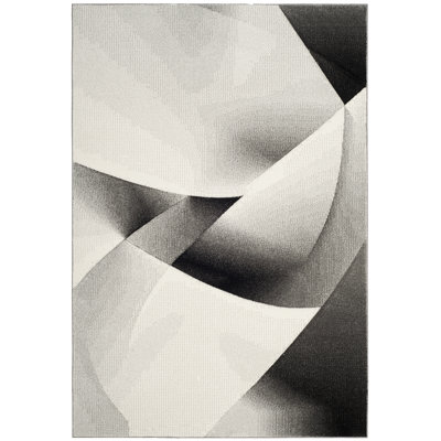 Vilica Abstract Grey/Dark Grey Area Rug