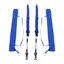 Lot de 2 parasols à pince, parasol de plage réglable à 360° avec pince pour terrasse, camping et voiturettes de golf-1474689758