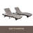 Outdoor Wicker Long Reclining Chair Set Of 2 , Wicker Reclining Lounge Chair Lawn Sunbathing Chairs Recliner Up To 150° Beach Poolside Garden-2047031832