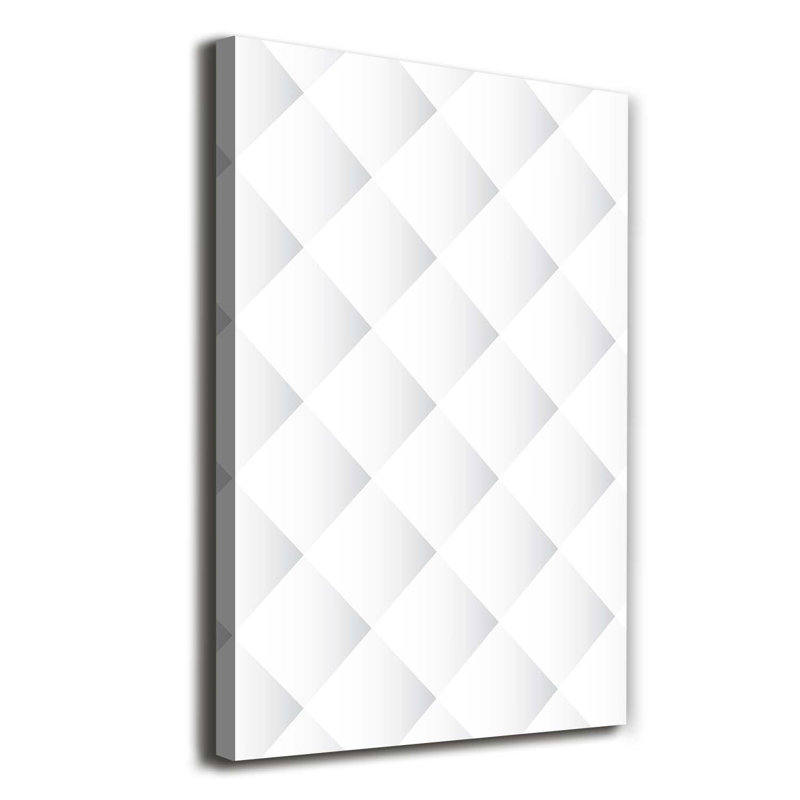 Squares Background - Wrapped Canvas Print