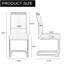 Chaise d'appoint blanche Cenka
