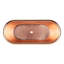 Baignoire piédestal en cuivre 70 po Thaine-70124926