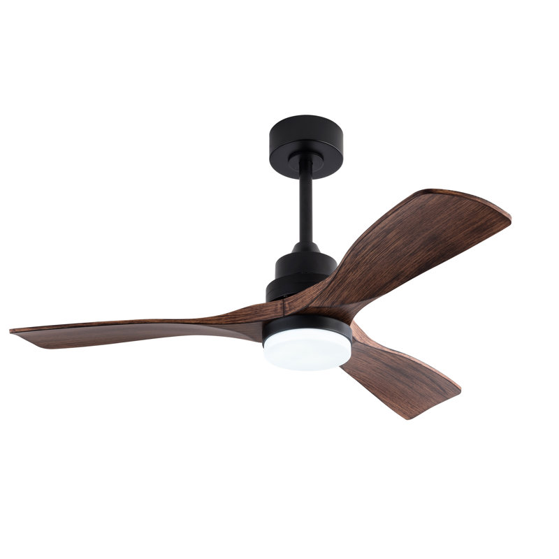Ventilateurs de plafond Hot 42 pouces avec lumières et télécommande, Noir