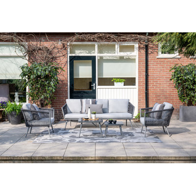 Mitcheldean 5 - Person Deep Seating with Cushions