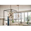 Aros 12-Light Sputnik Rectangle Chandelier
