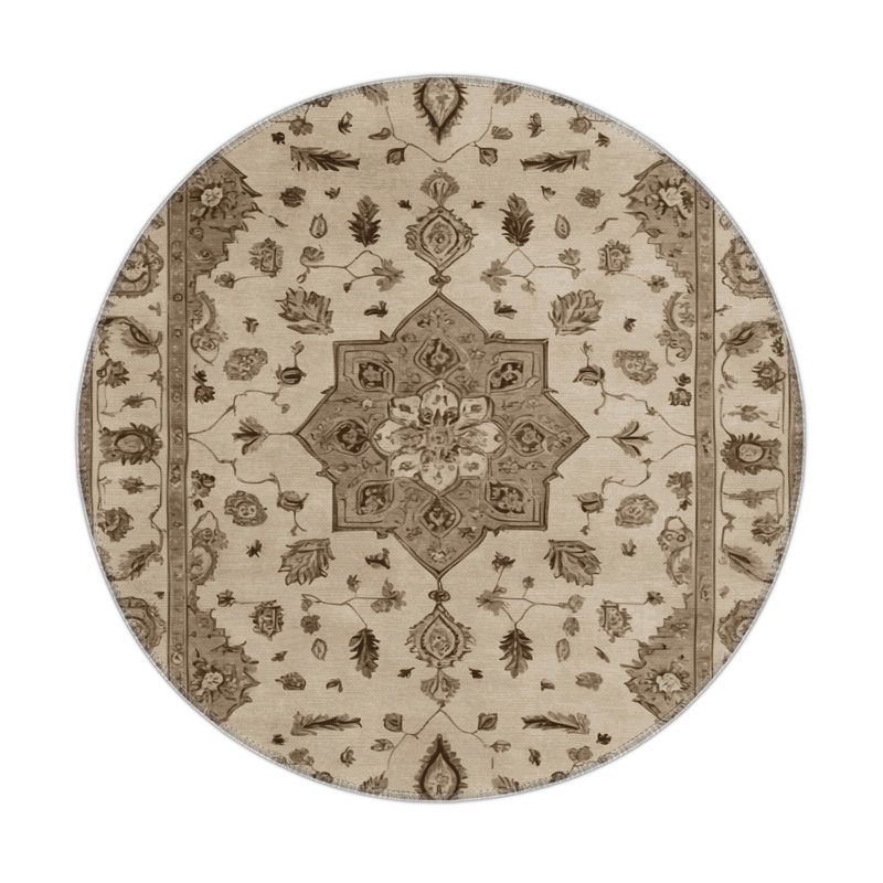 Tapis intérieur et extérieur Tabriz, Rond 5 pi