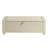 Storage Chest Bench With Legs, Storage Ottoman, End Of Bed Bench With Safety Hinges, Linen-Look Fabric, Beige-621755495