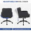 Upholstered Office Chair Desk Chair Home Office Task Chair With Armrest-1909262251