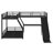 L-Shaped Bunk Bed With Loft Bed, Slide And USB Ports-58656226