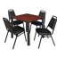 Plateau de table Kee Square, 4 chaises empilables-472020735-472020728-472020729