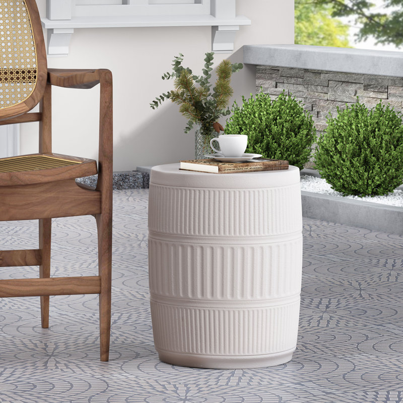 Table de bout d'extérieur pour patio - Table d'appoint résistante aux intempéries pour le jardin, la terrasse ou le balcon | Idée de cadeau