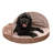 Faux Sheepskin Round Hooded Orthopedic Dog Bed-1941309780-1941309786