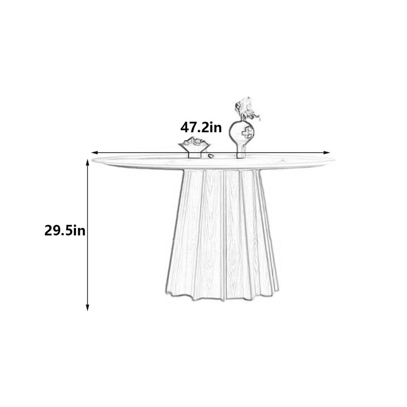 Hannmann, 29.5"H x 47.2"L x 47.2"W