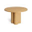 4 Quarter Round Solid Wood Dining Table-1356538240-1356538494