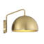 Meridian 1-Light Wall Sconce in Natural Brass-1266040131