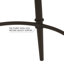 Tabouret de bar Homepop Walter