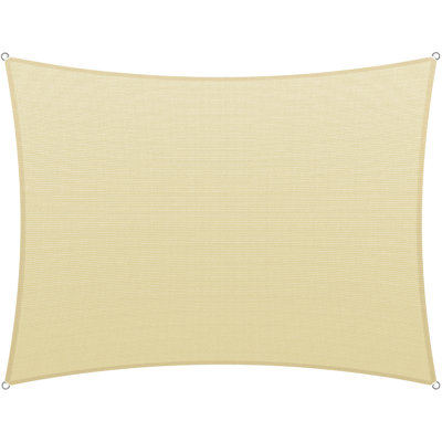 Toile d'ombrage rectangulaire ColorTree 12 pi x 16 pi - personnalisable, durable et résistante aux rayons UV