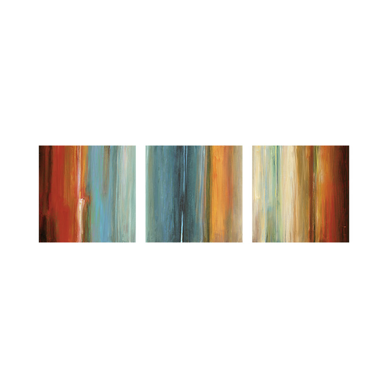 Flow Ii by Max Hansen - Wrapped Canvas Panoramic Painting, 30.48cm H x 91.44cm W x 1.91cm D