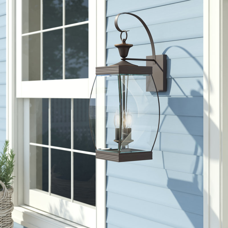 Pihu Solid Brass Wall Light, Medici Bronze